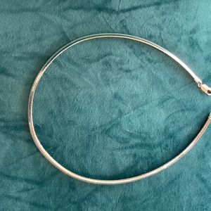 Omega Silver Necklace Italian